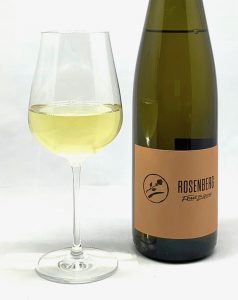 Frank Brohl Pündericher Marienburg Riesling Spätlese trocken Rosenberg 2018 mit Glass