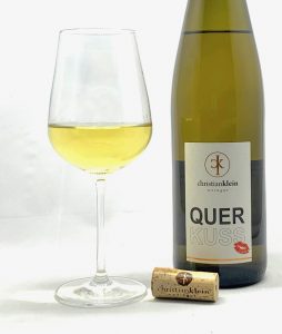 Christian Klein QuerKuss Kröver Steffensberg Riesling Spätlese trocken 2016 mit Glass