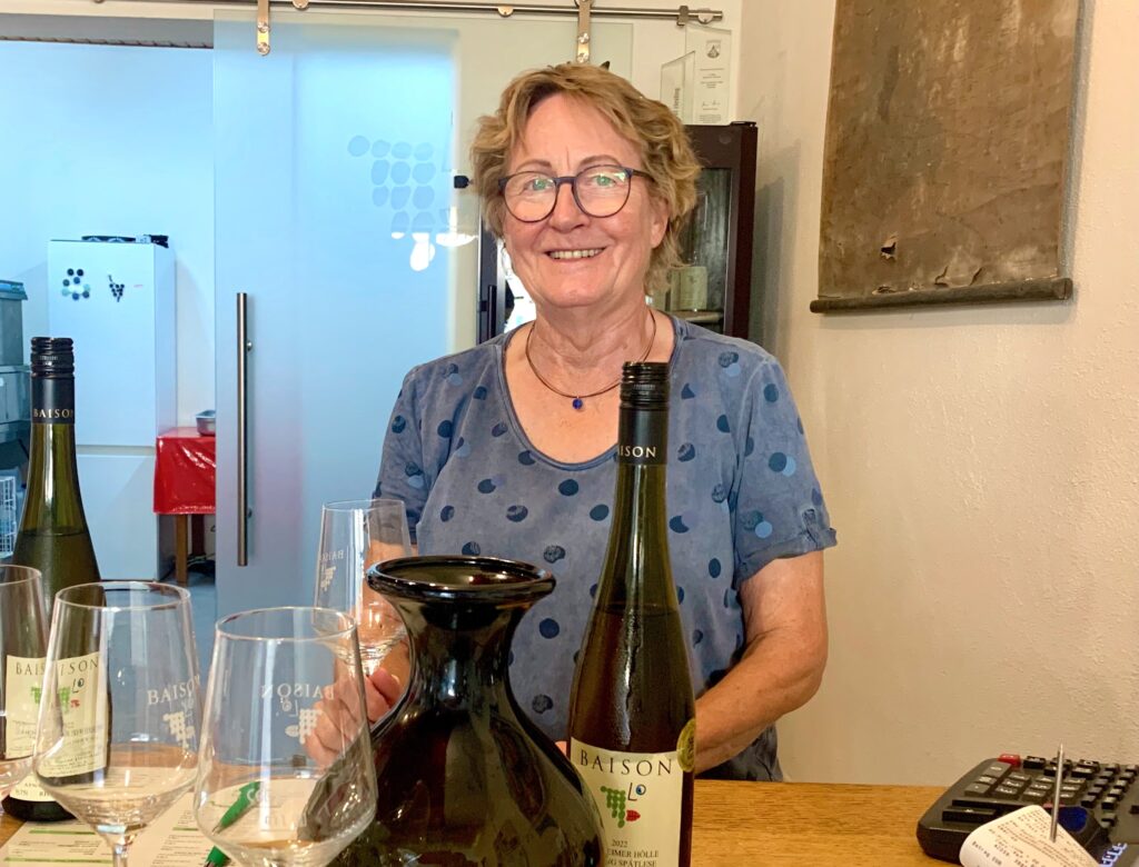 Frau Ursula Baison von Weingut Baison