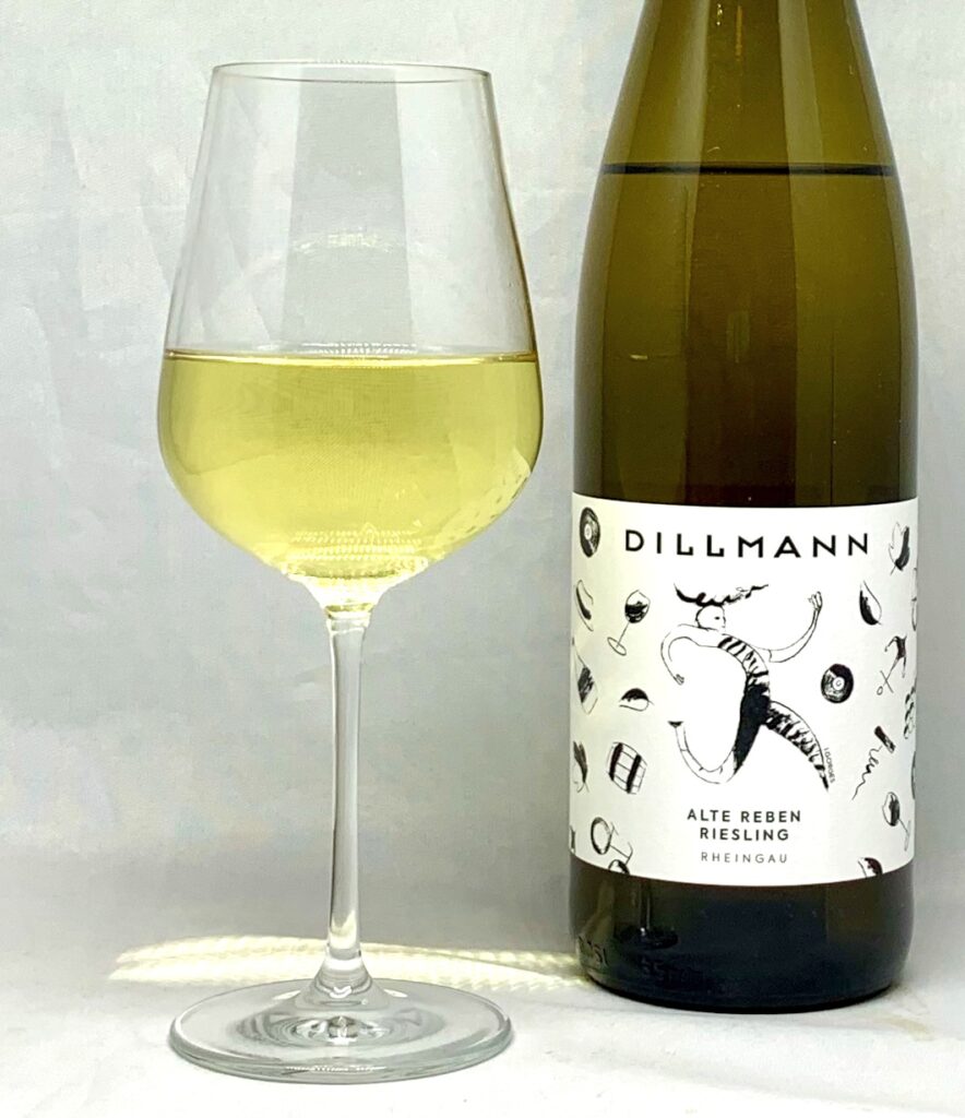 Dillmann Riesling Alte Reben trocken 2022 mit Glass